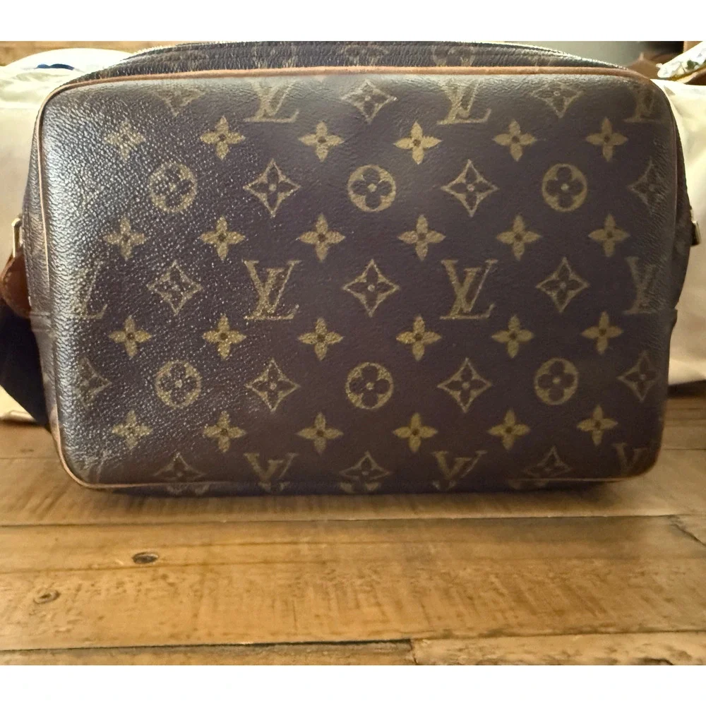 Louis Vuitton Reporter Crossbody Bag Women Monogram Canvas France Dust Bag W/COA